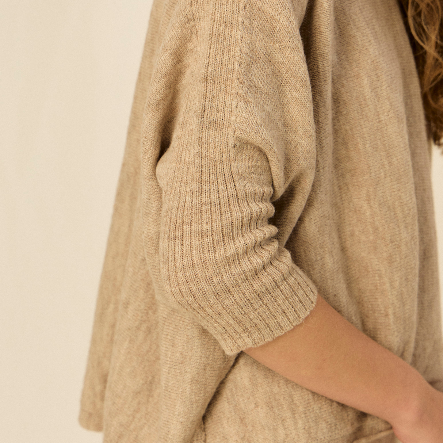 Sweater Fadriana | Baby Llama & Merino | Lágrima