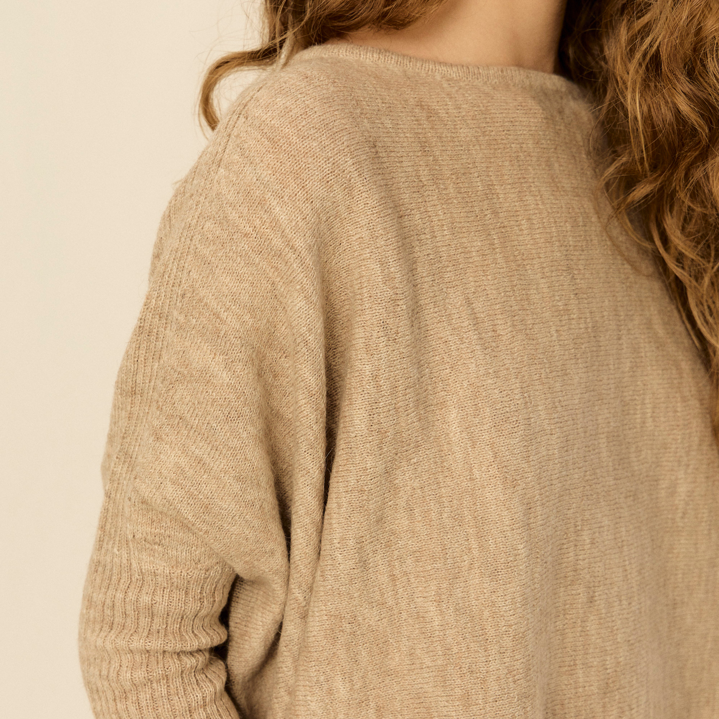 Sweater Fadriana | Baby Llama & Merino | Lágrima