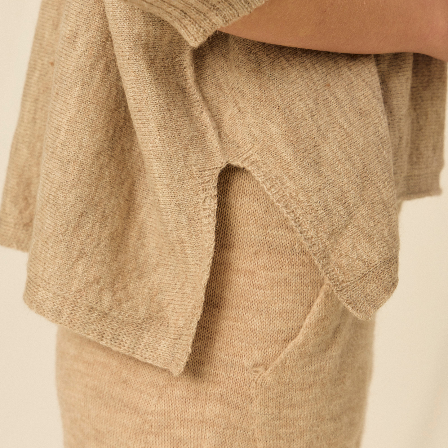 Sweater Fadriana | Baby Llama & Merino | Lágrima