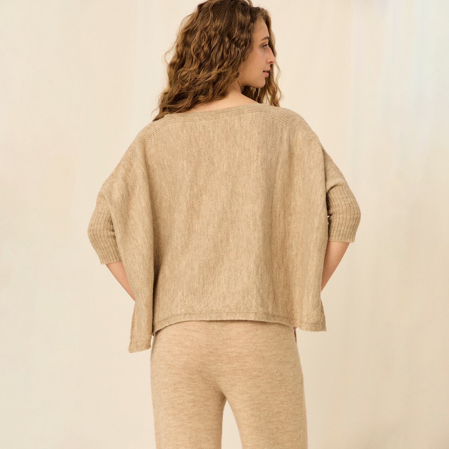 Sweater Fadriana | Baby Llama & Merino | Lágrima