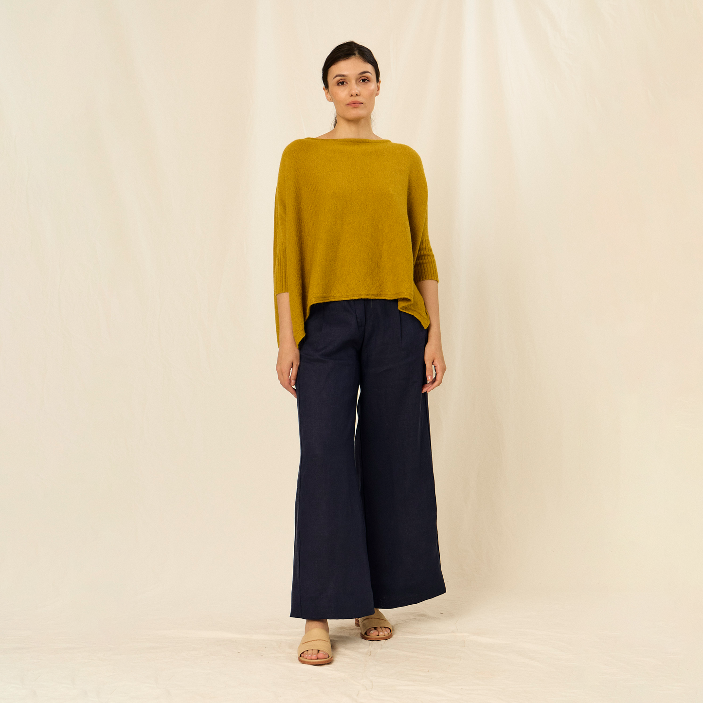 Fadriana Sweater | Baby Llama & Merino | Corn