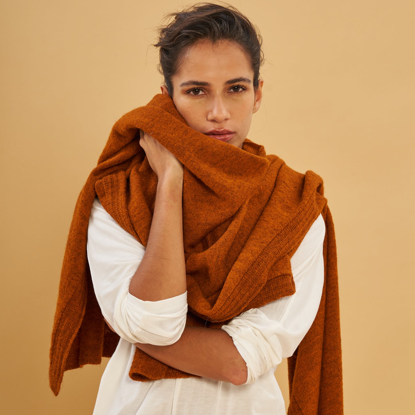 Ruana Marina | Llama & Merino