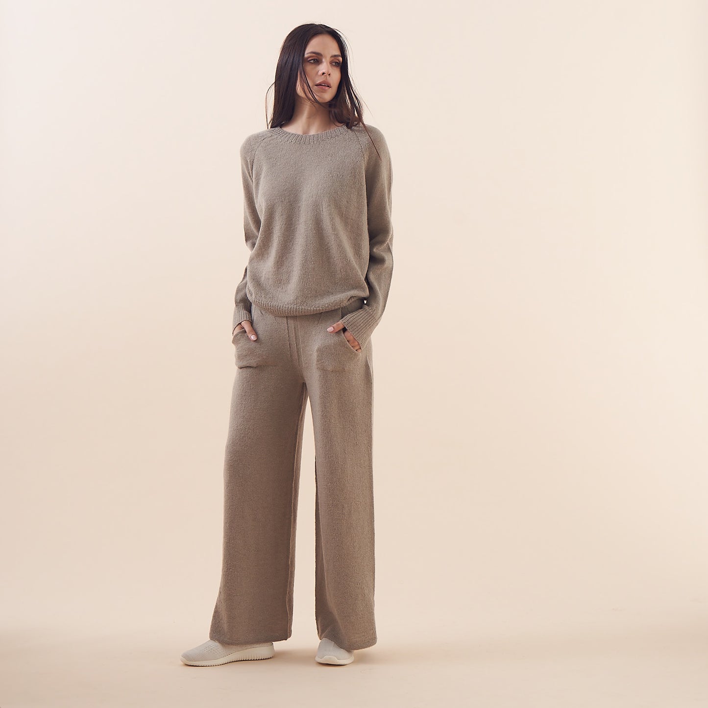 Pantalón Antonia | Llama & Merino | Gris