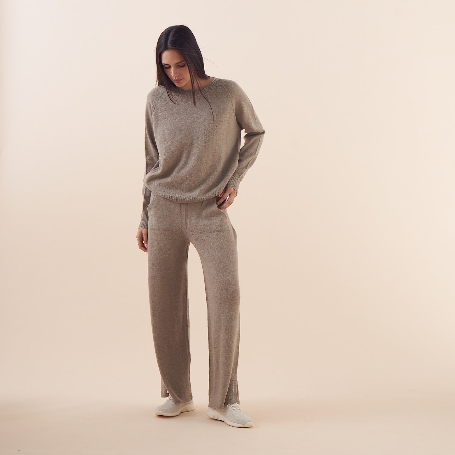 Pantalón Antonia | Llama & Merino | Gris