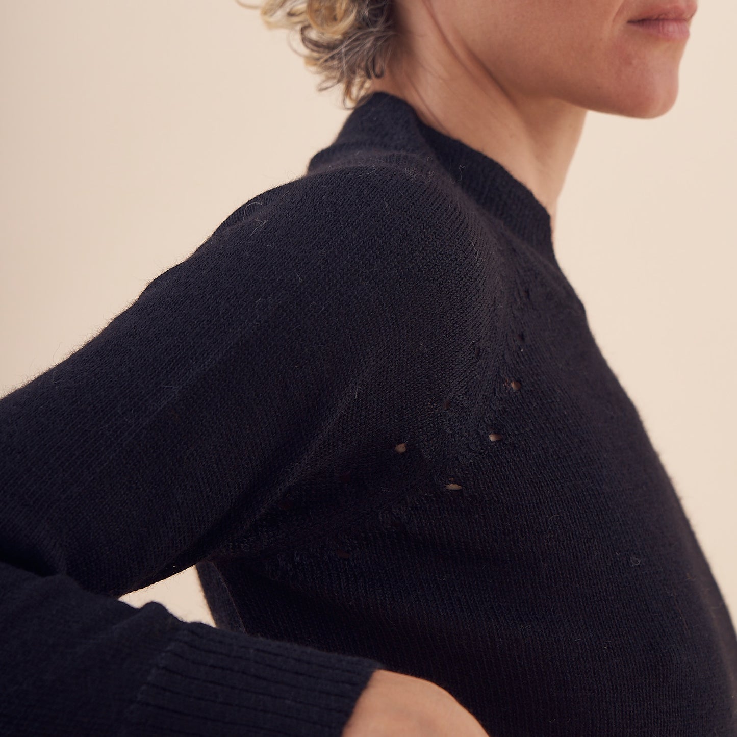 Sweater Emilia | Baby Alpaca | Negro