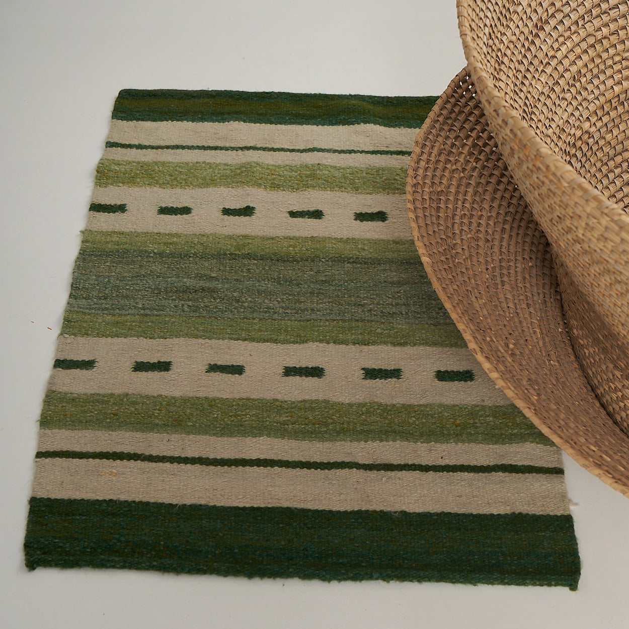Mampa Rug | Sheep | Natural and Green