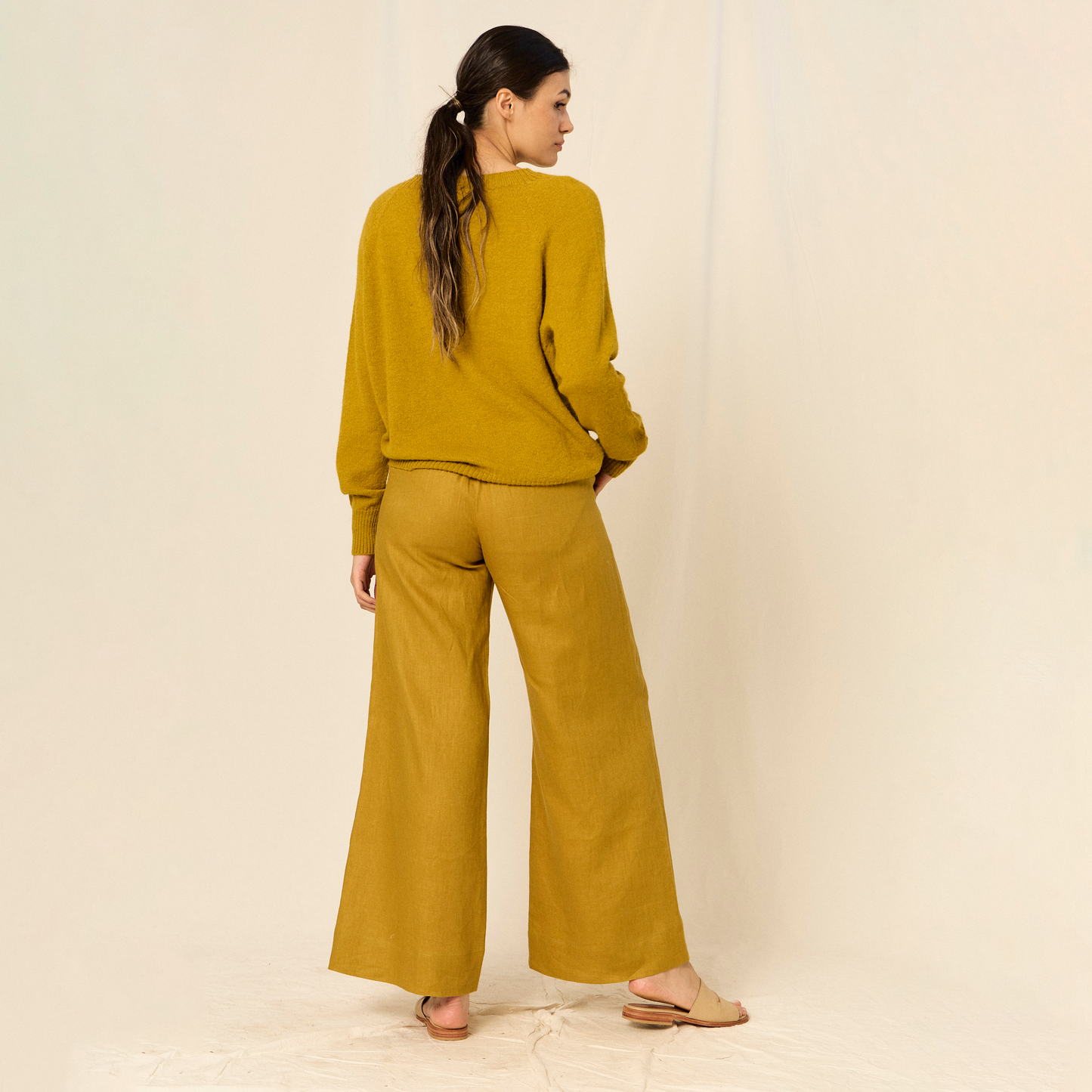 Sweater Clara | Llama & Merino | Maíz