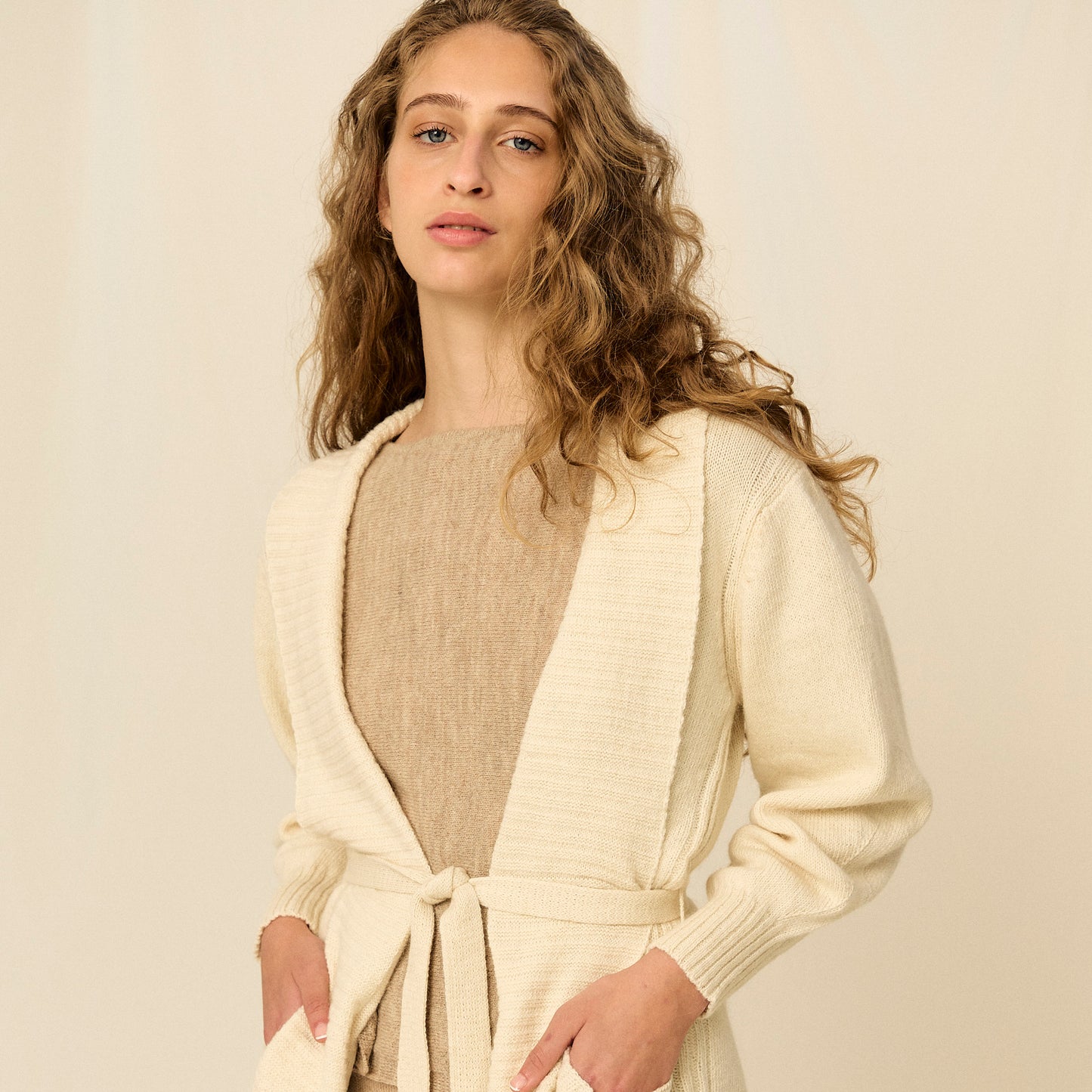Tapado Chiara | Llama, Merino & Algodón | Natural