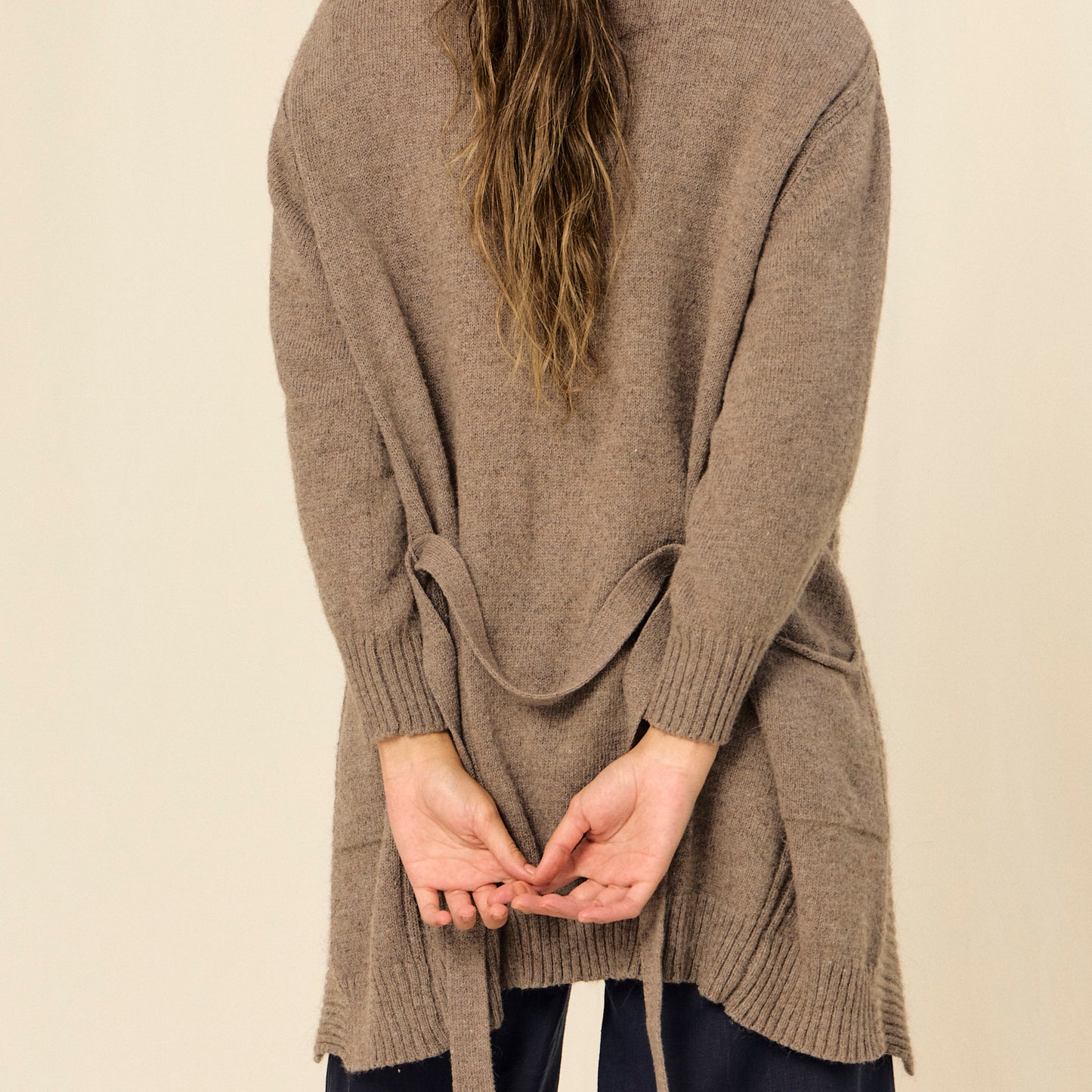 Tapado Chiara | Llama, Merino & Algodón | Taupe