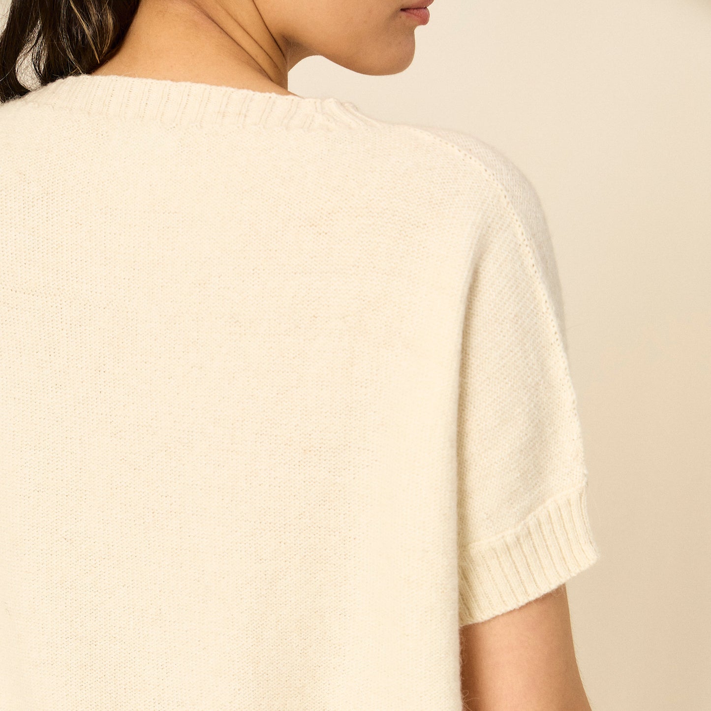 Sweater Nicasia | Llama, Merino & Algodón | Natural