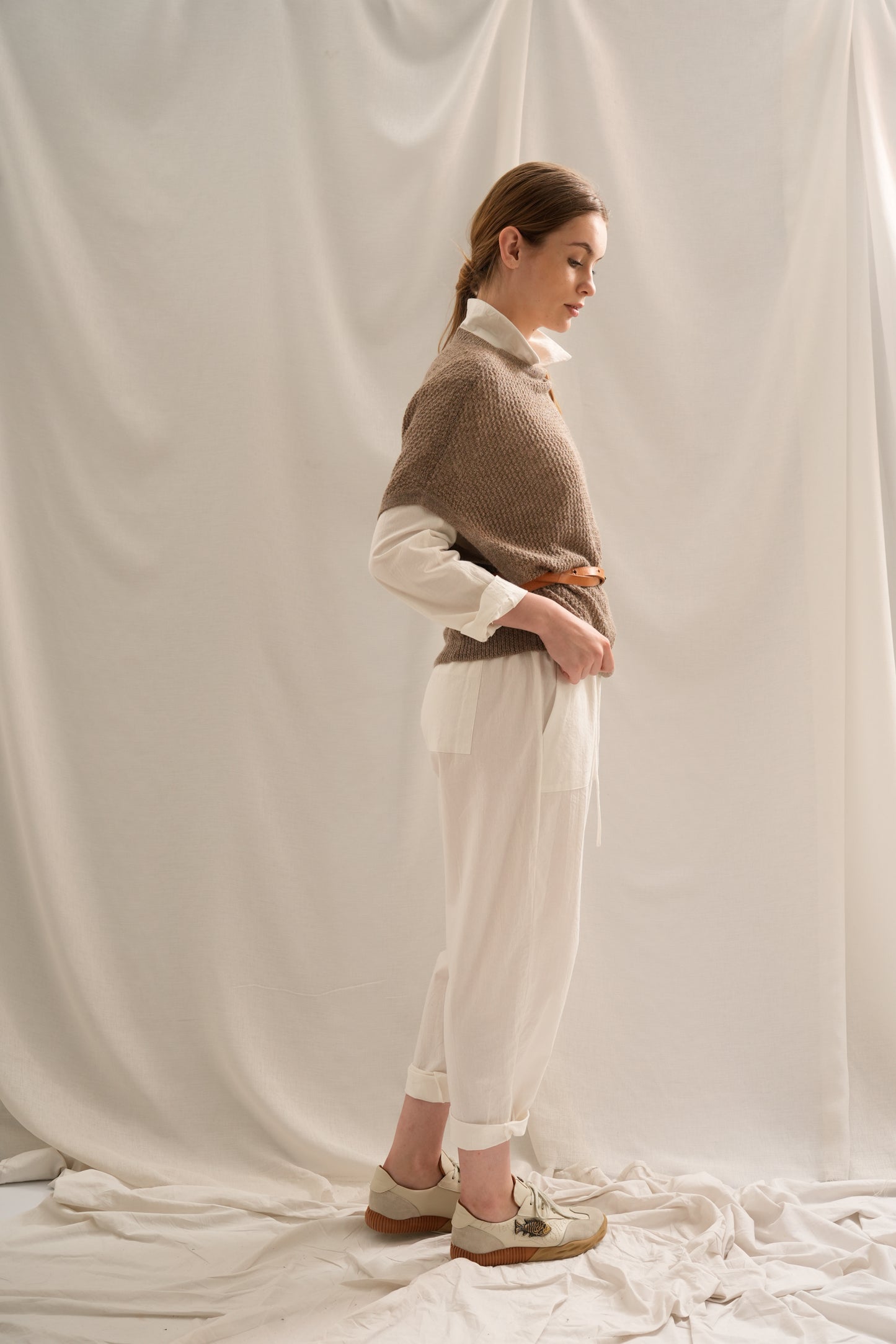 Chaleco Fibón Taupe | 100% Baby Alpaca