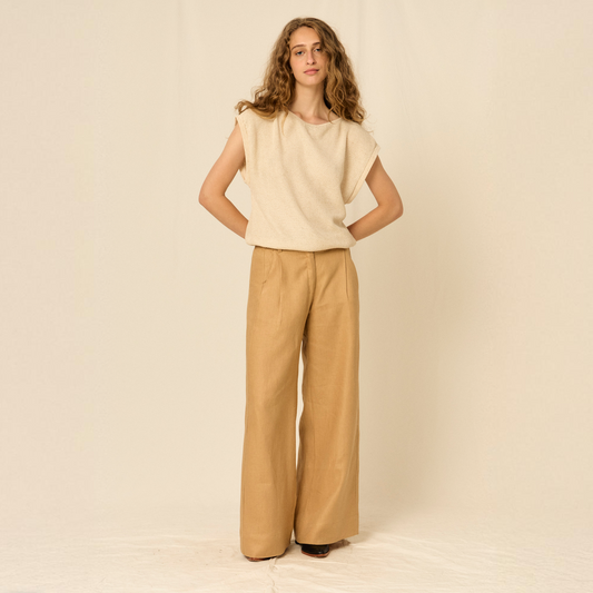 Top Fibón | Linen & Cotton | Natural