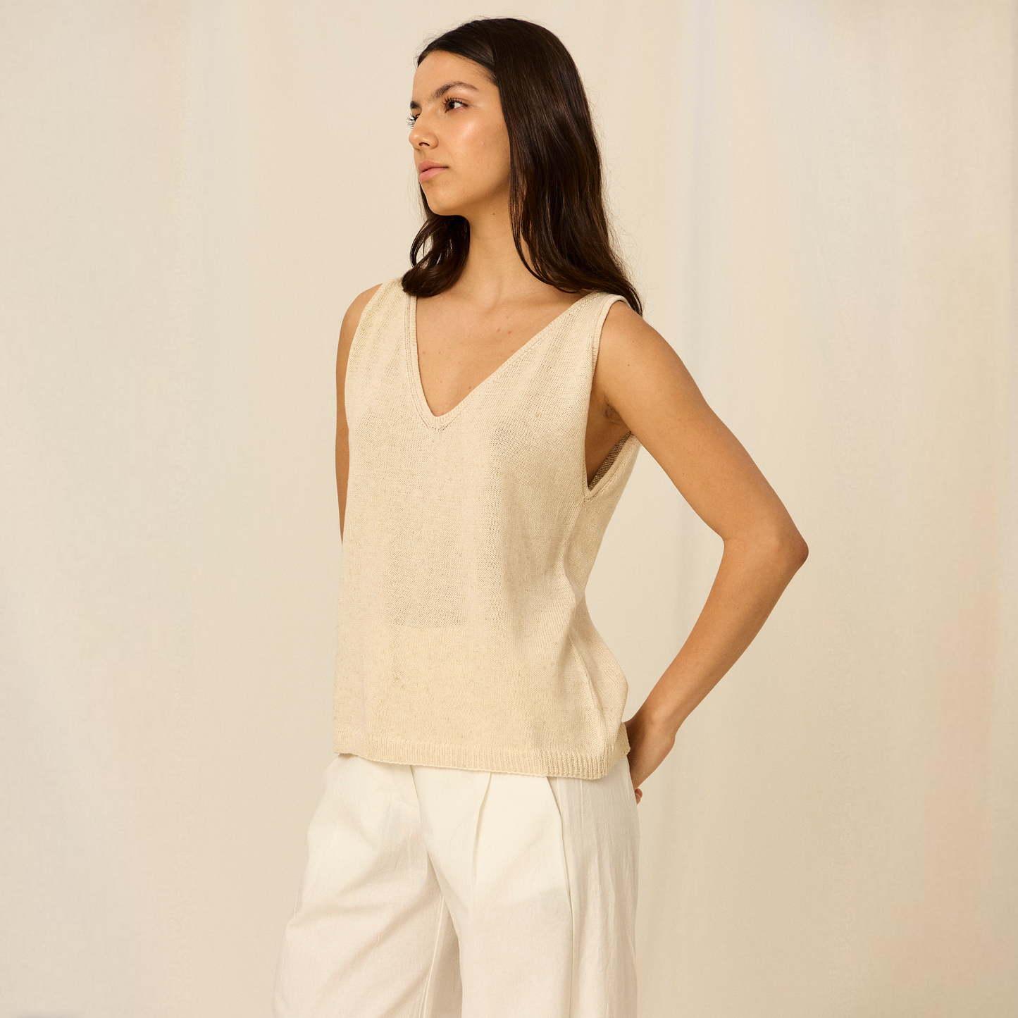 Musculosa Amelie | Lino & Algodón