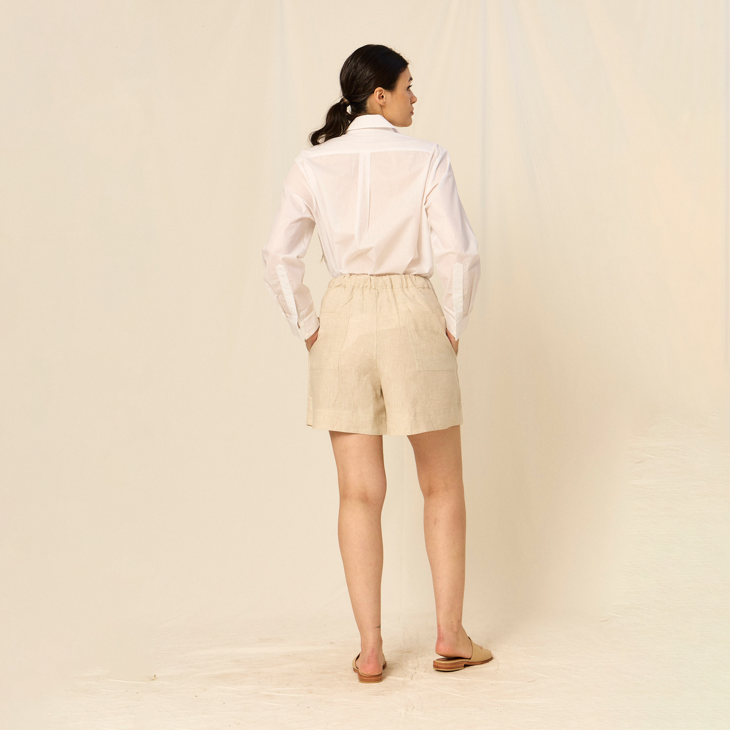 Camisa Franca | Algodón | Blanco