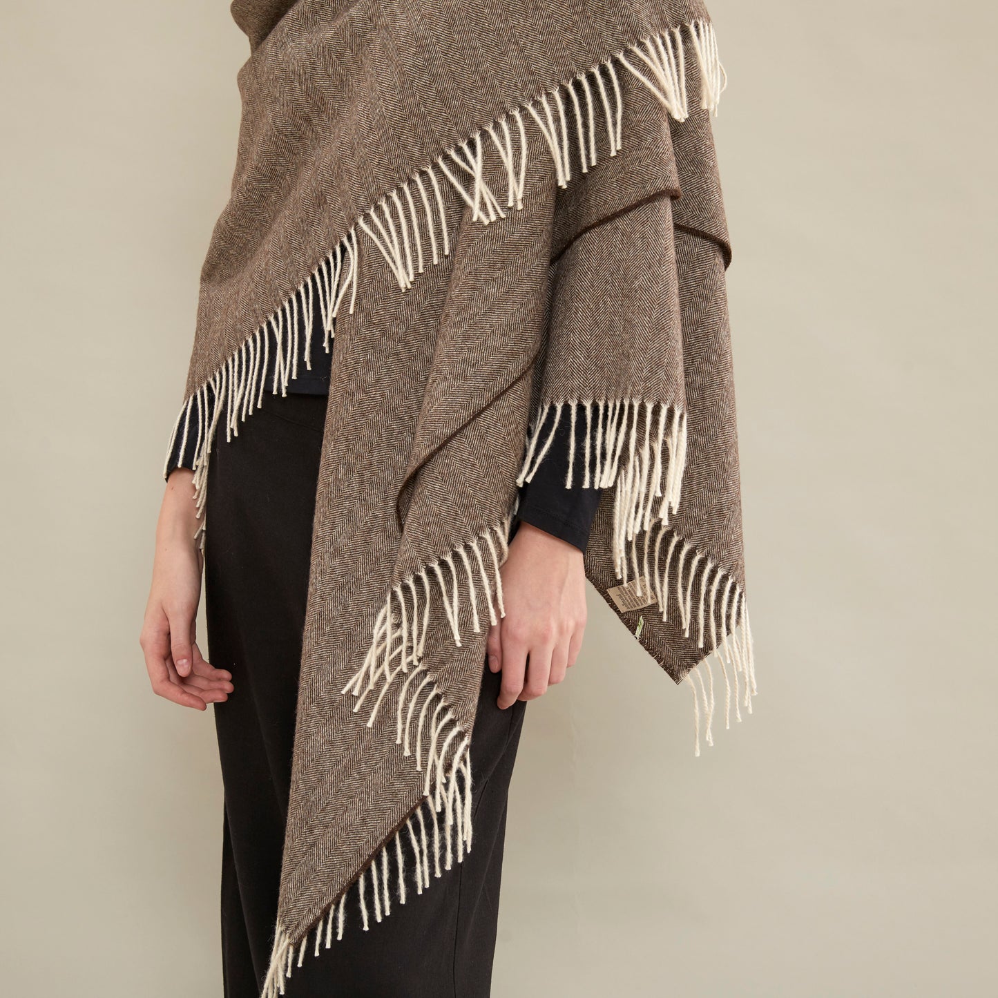 Dagne Travel Blanket | Baby Alpaca | Brown
