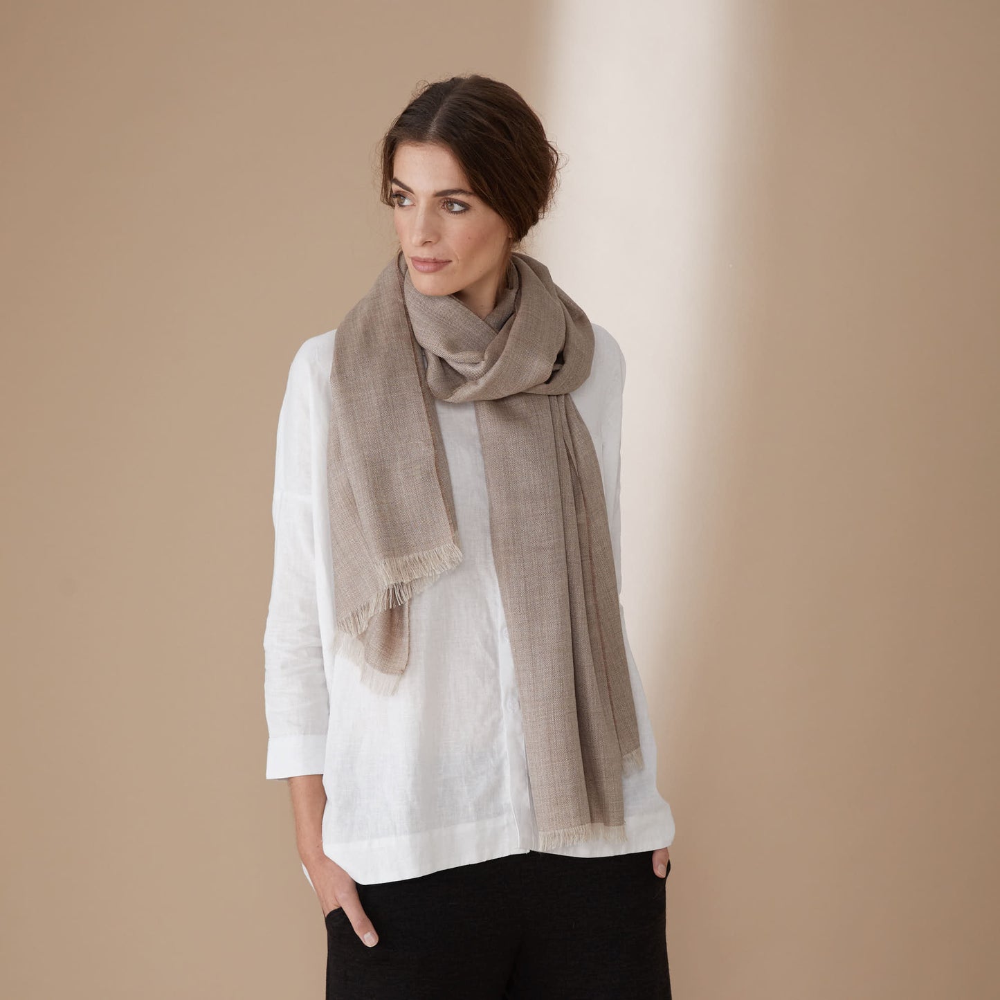 Chal Faustina | Baby Alpaca | Beige
