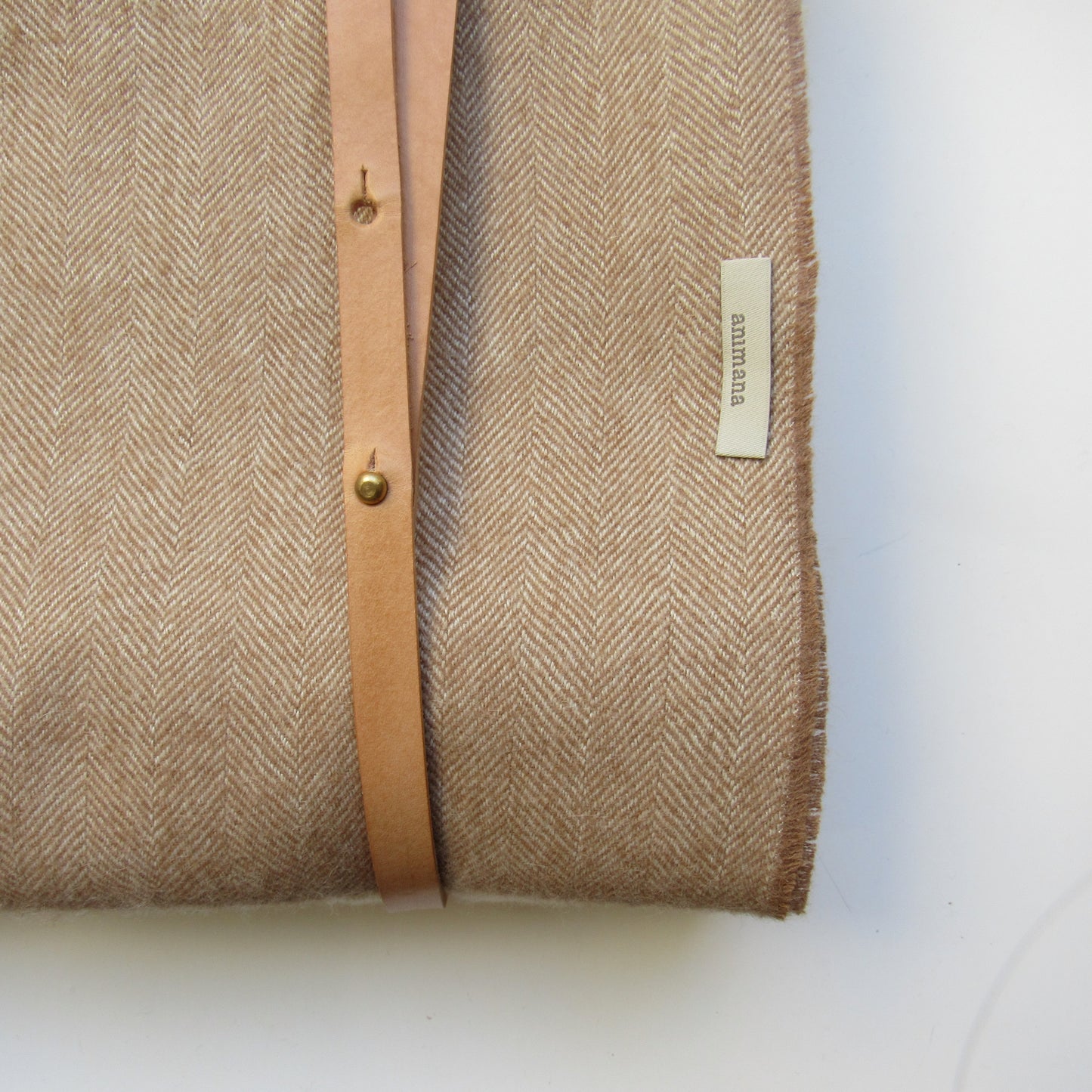 Cinturón/Portamantas Dabria | Cuero | Natural