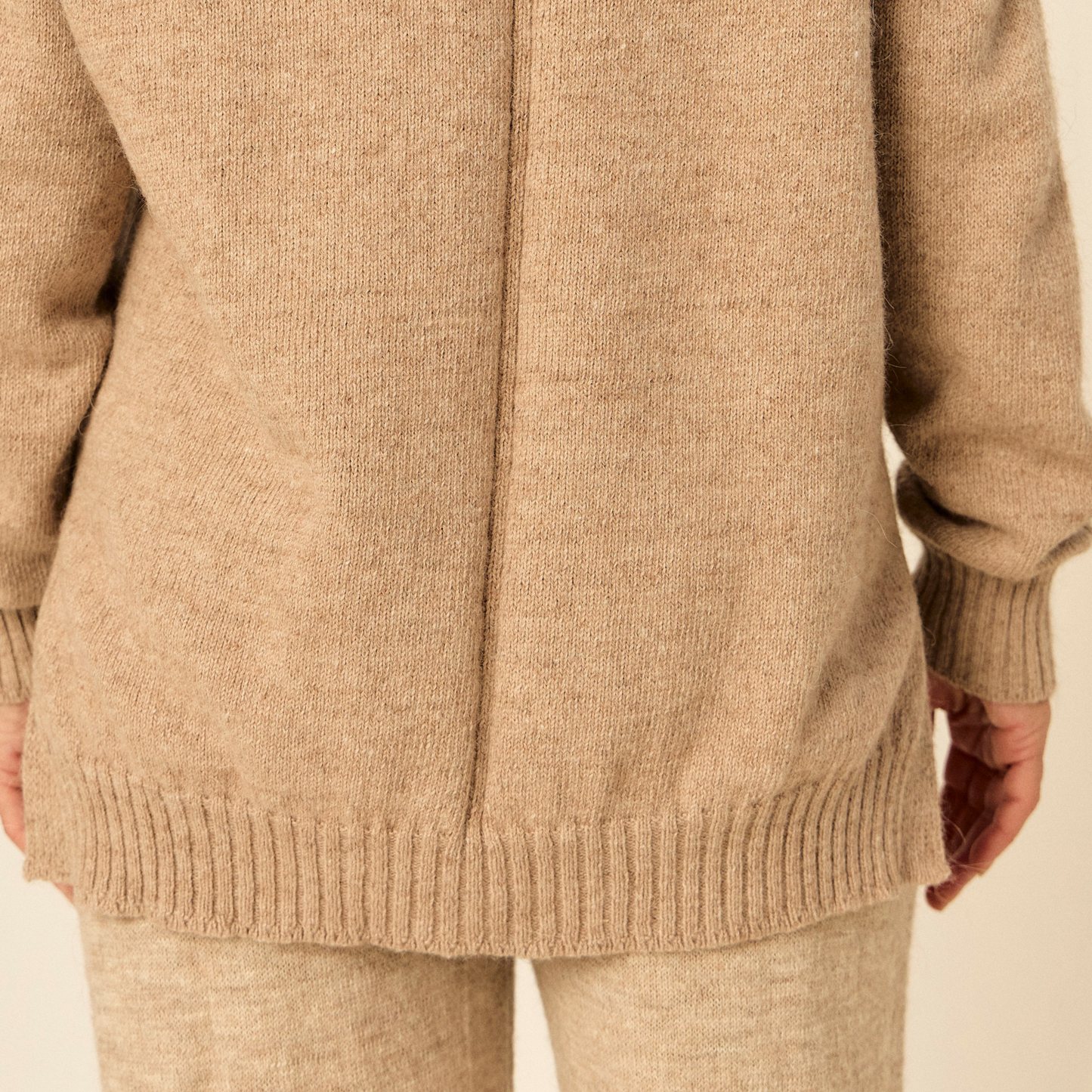 Anastasia Sweater | Llama, Merino &amp; Cotton | Camel