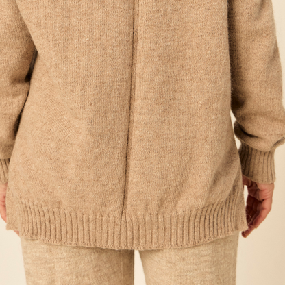 Anastasia Sweater | Llama, Merino &amp; Cotton | Camel