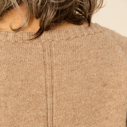 Anastasia Sweater | Llama, Merino &amp; Cotton | Camel