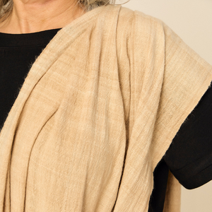 Shawl Alpage | Baby Llama | Shades of beige and natural