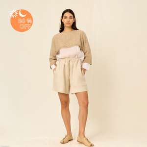 Short Eloisa | Linen | Sand