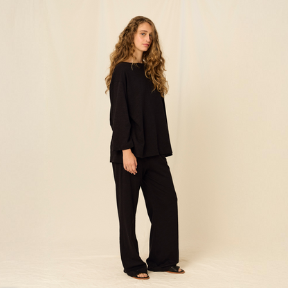 Buzo Diana | Algodón | Negro