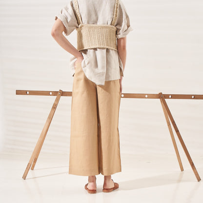 Olga pants | Linen | Salmon