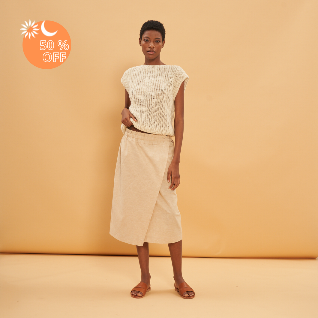 Irina skirt Linen | Sand