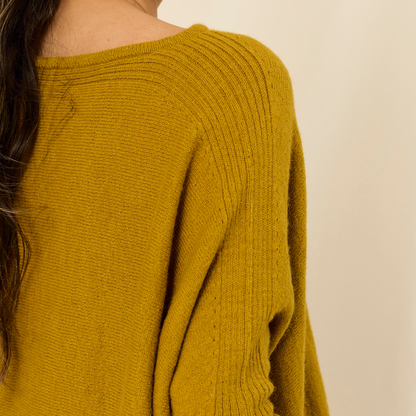 Fadriana Sweater | Baby Llama &amp; Merino | Corn 