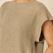 Fibón Top | Linen &amp; Cotton | Grey