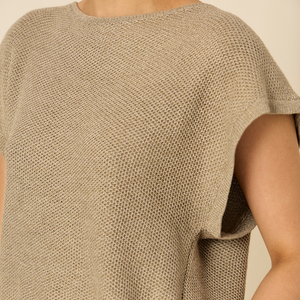 Fibón Top | Linen &amp; Cotton | Grey