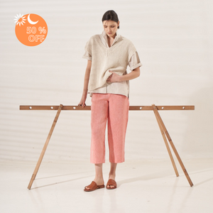 Pantalón Carlota | Lino | Salmón