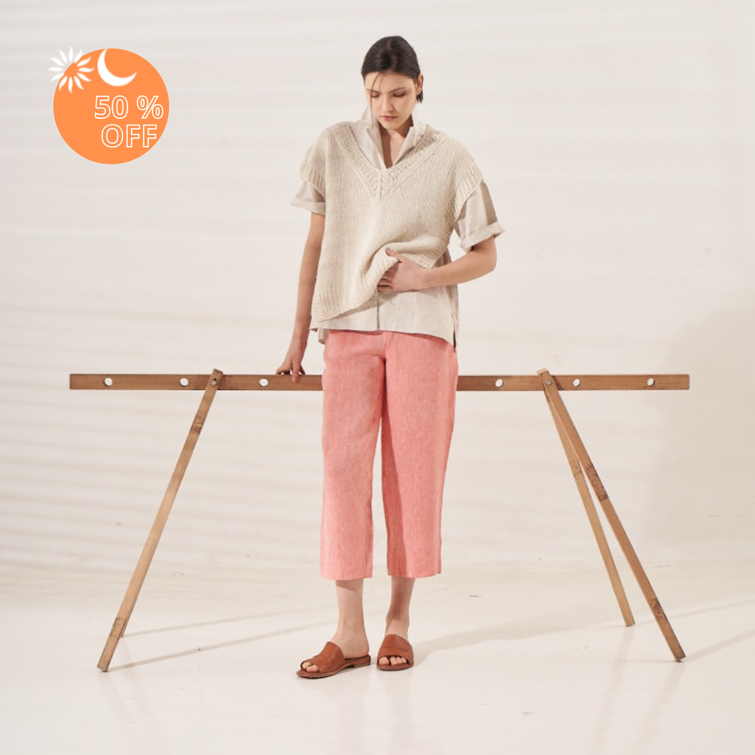 Pantalón Carlota | Lino | Salmón