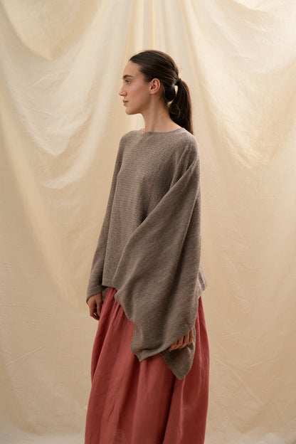 Poncho Fuerte Classic| 100% Baby Alpaca
