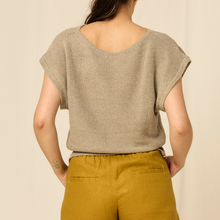 Fibón Top | Linen &amp; Cotton | Grey