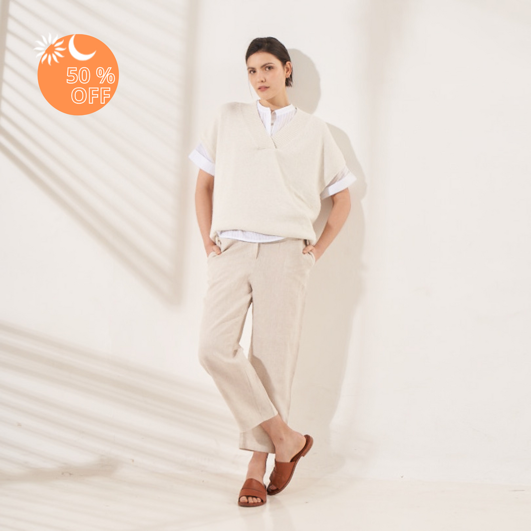 Carlota pants | Linen | Sand