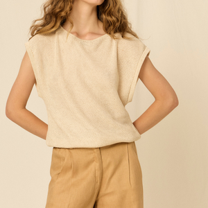 Top Fibón | Linen &amp; Cotton | Natural