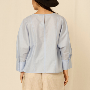 Top Irma | Cotton | Sky blue