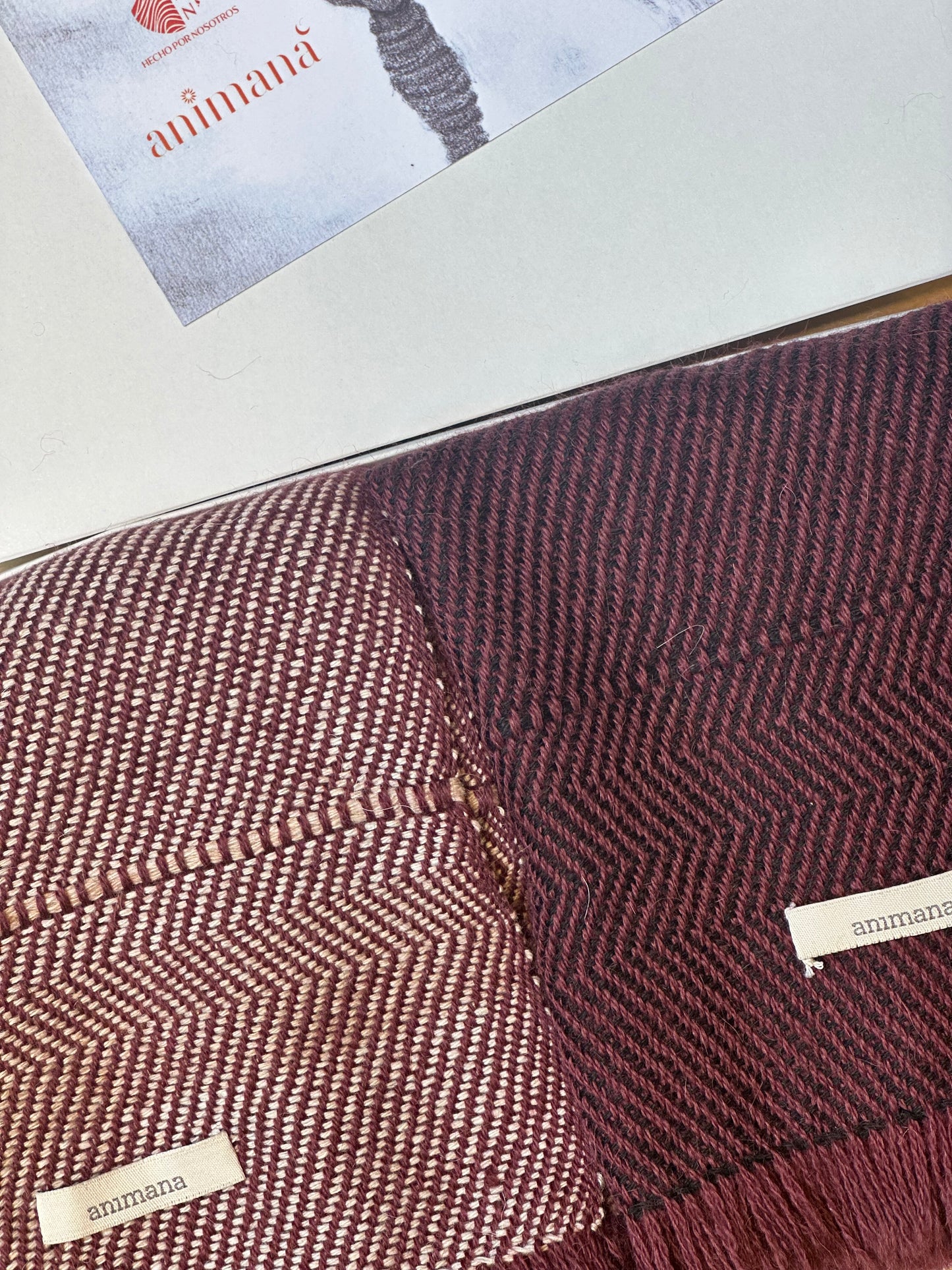 Set 2 Bufanda Agne | 50% Llama, 50% Merino