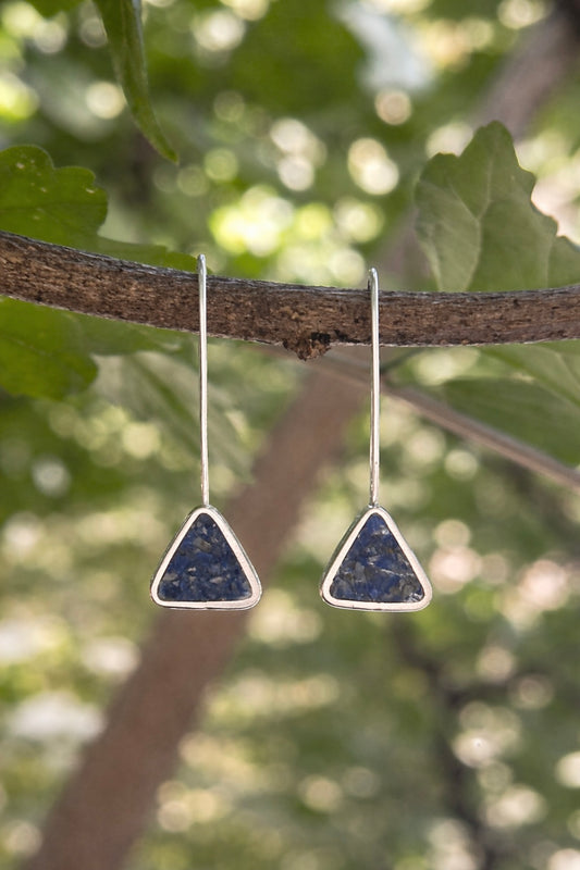 Aros Amaité| Plata, Lapislázuli