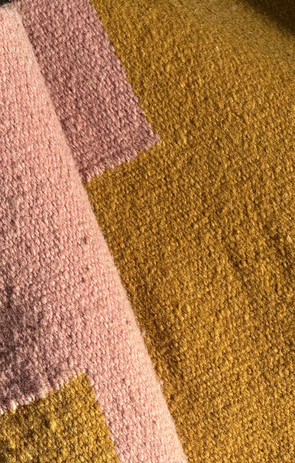 Alfombra Guillermina | Oveja | Rosa y Naranja