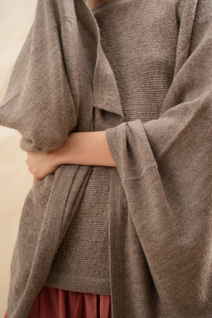 Poncho Fuerte Classic| 100% Baby Alpaca
