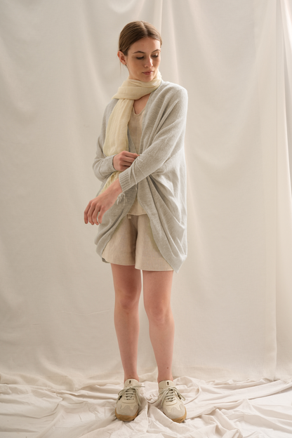 Cárdigan Faxilin | 30% Lino, 70% Baby Alpaca