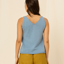 Musculosa Amelie | Algodón | Celeste