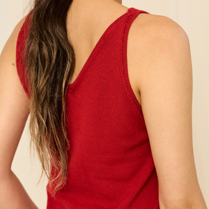 Musculosa Amelie | Algodón | Tomate