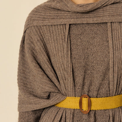 Ruana Lara l 55% Algodón, 25% Llama, 20% Merino