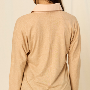 Remera Azucena | Algodón Orgánico de Perú | Beige