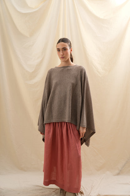 Poncho Fuerte Classic| 100% Baby Alpaca