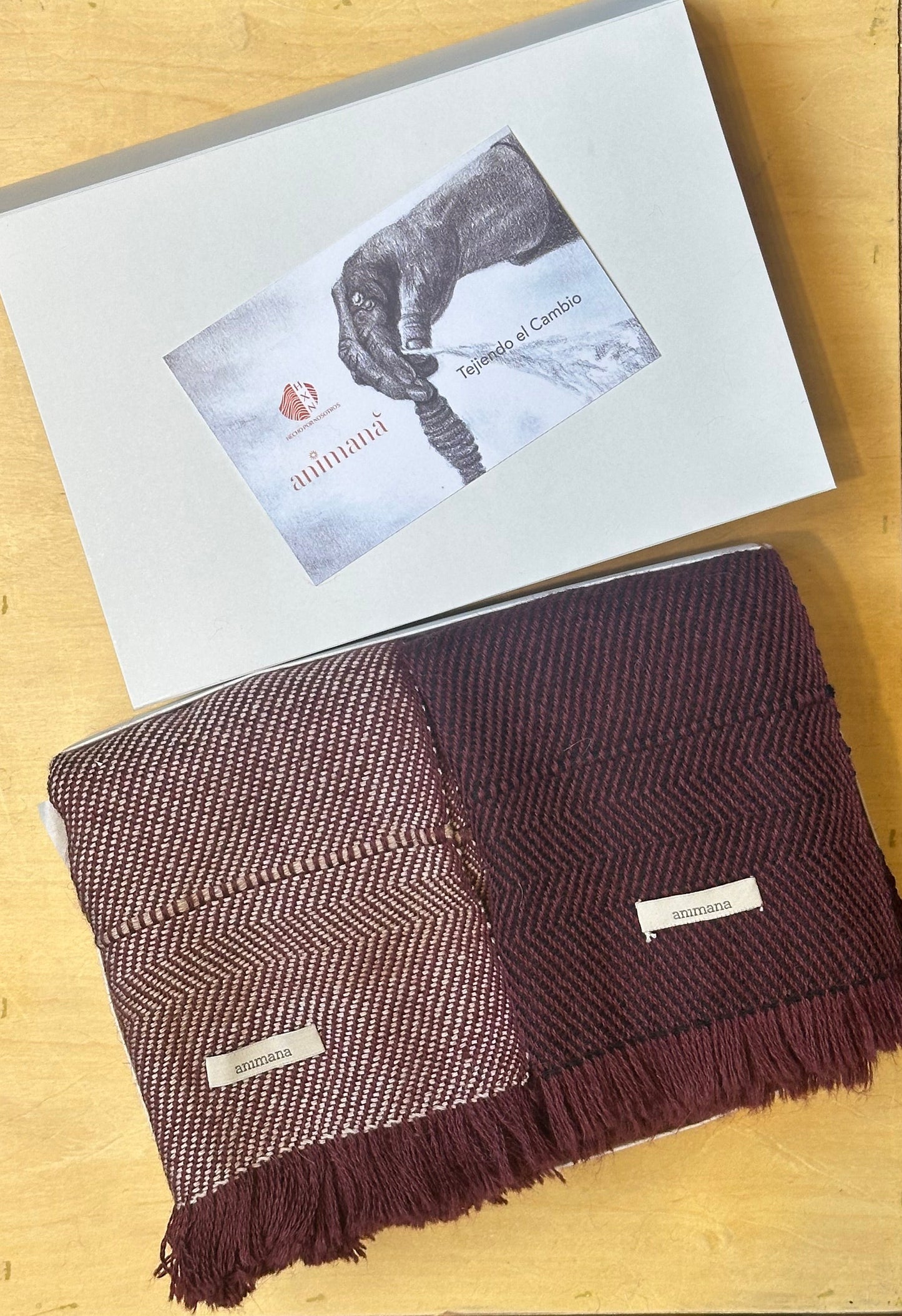 Set 2 Bufanda Agne | 50% Llama, 50% Merino